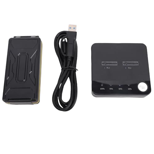 Duplicador M.2 NVMe SATA SSD, Estación Dock Dual Bahía 20Gbps miniatura 6