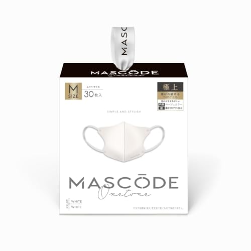 [MASCODE] �}�X�R�[�h ���� �}�X�N �s�D�z ���� �������₷�� ����}�X�N �o�C�J���[�}�X�N 3D�}�X�N M�T�C�Y�i1��7�����j (�y30��BOX�z �z���C�g×�z���C�g�R)