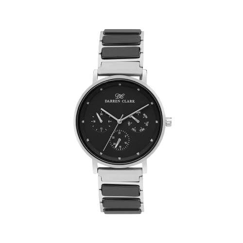 Darren Clark Mens Black Dial Japness Quartz Stainless Steel Premium Analog Watch for Men 1006F-C0104 (B0C33S9Y2X) Amazon Price History, Amazon Price Tracker
