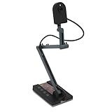 Yctze Hochauflösende 4K-USB-Dokumentenkamera mit LED-Licht, 15-MP-Sensor, 30-Streaming, Faltbarem Design und Multimedia-Schnittstelle, Unterstützt Verbessertes Fernlernen und Web