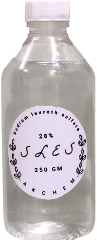 AKCHEM Sodium Lauryl Ether Sulphate SLES Liquid 28% Pack of 250 ML