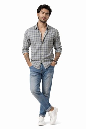Image of Linen Checked Shirt