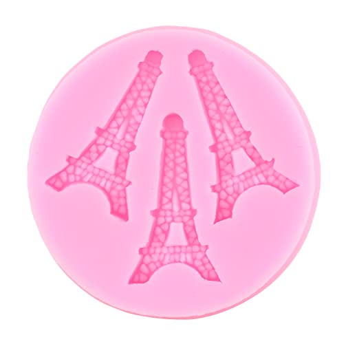 Rfghac I Love Paris Poodle Dog Fondant Mold Eiffel Tower Silicone Molds For Cake Decoration Cupcake Topper Chocolate Gum Paste Set Of 4 #TOP4