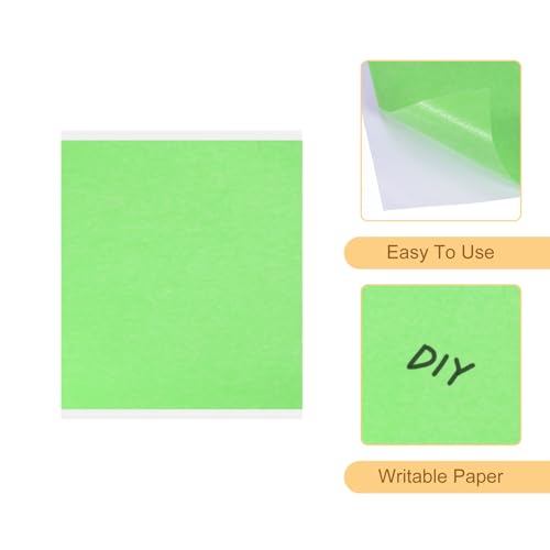 Image of Masking Tape Green Painters Tape Paper Tape [for Crafts DIY Walls Painting Packing Automotive Home Decoration Teaching]- 1x1.25 Inch /500 Sheets