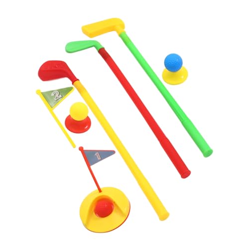 Kisangel 1Set Golf Set Outdoor Sports Kit for Educational Golf Clubs and Balls for Boys Enhance Coordination and Imagination