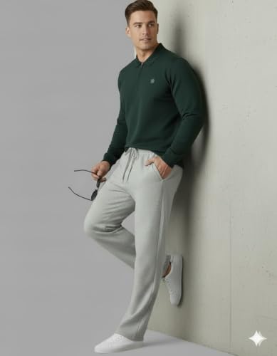 Image of Volex Men Full Sleeve T-Shirt and Jogger Set|Track Suit for Men | Sports Wear Gym Running Jogging Walking Workout Outfit | Full Sleeve T Shirt with Jogger Track Pant Lower