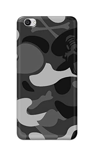 Image of Printed Hard Back Cover Case for Vivo Y55 | Vivo Y55L | Vivo Y55s Back Cover (Army Pattern) -1302