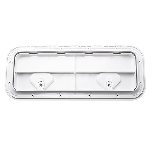 Image of NovelBee Marine Deck Access Hatch,Boat Hatch Lid 23.9 inch x 9.5 inch for Marine Caravan RV