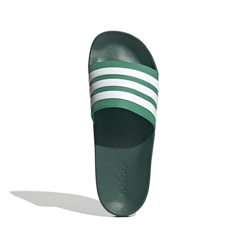 Image of adidas Women ADILETTE SHOWER Synthetic Swim Slide FTWWHT /GOLDMT /BOGOLD | LUT50