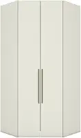 Guarda Roupa Canto Closet Modulado 2 Portas 3 Gavetas Led Predileto Henn Areia Hp