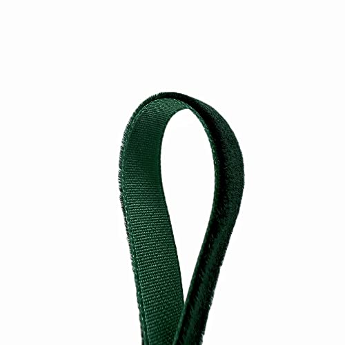 Image of QIANF Vintage Hunter Green Velvet Ribbon, 3 /8 Inch X 25Yd