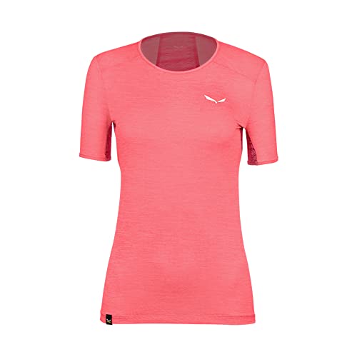 T-shirt Salewa Puez Graphic Dry respirant et séchage rapide rose