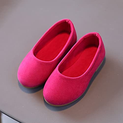 Toddler Furry Boots Summer And Autumn Fashion Girls Casual Shoes Solid Color Simple Style Kids Boots Size 22