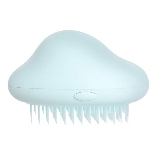 MINISO Electric Vibrating Massage Comb Anti-Static frizzy Negative Ion Portable Hairbrush for Women Men Girls Boys(Blue)
