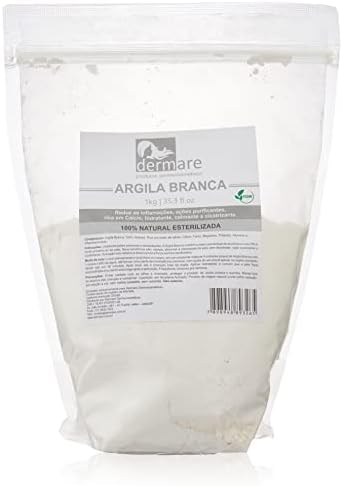 DERMARE Argila Branca Clareadora 1Kg