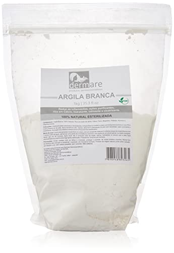 DERMARE Argila Branca Clareadora 1Kg