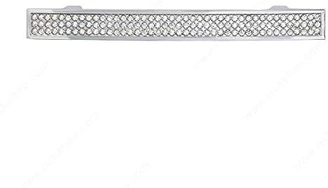 RICHELIEU HARDWARE - Contemporary Crystal and Chrome Pull - BP123409614001 (96mm)