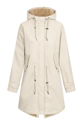 derbe Friese-Tidaholm - Regenmantel, Größe_Bekleidung_NR:40, Farbe:fog/caramel