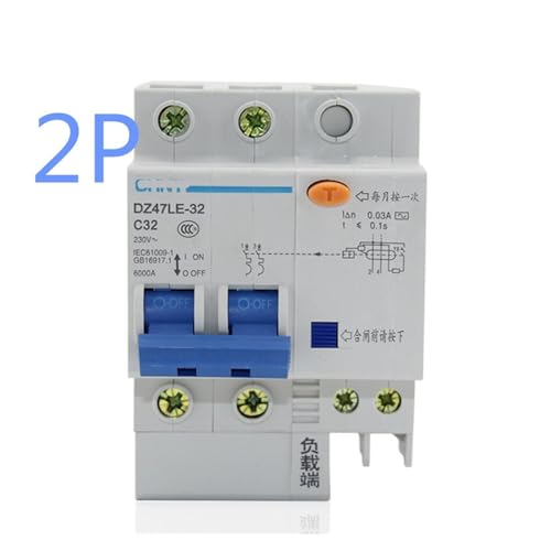 Disjoncteur de fuite pour maison connectée DZ47LE-63 32A triphasé