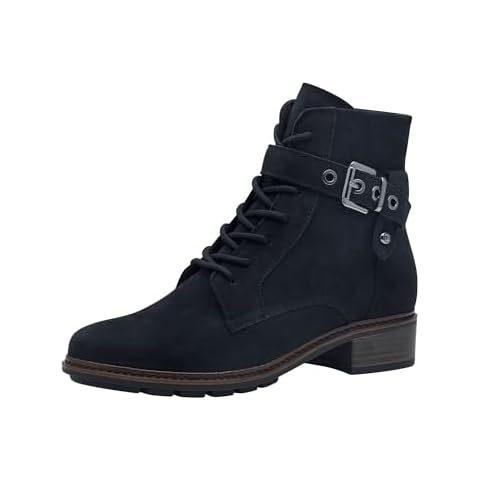 Tamaris Women's Navy Nubuck Ankle Boot Cover