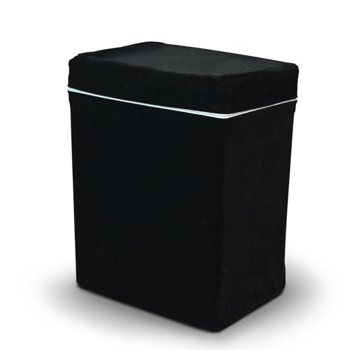 Velvet Urn Bag with TSA Approved Cremation Container | Holds Cremated Ashes of Human Adult | For Use in a Niche or Ground Burial | Fits the Crowne Burial Urn Vault Navy with Dove product thumbnail 11