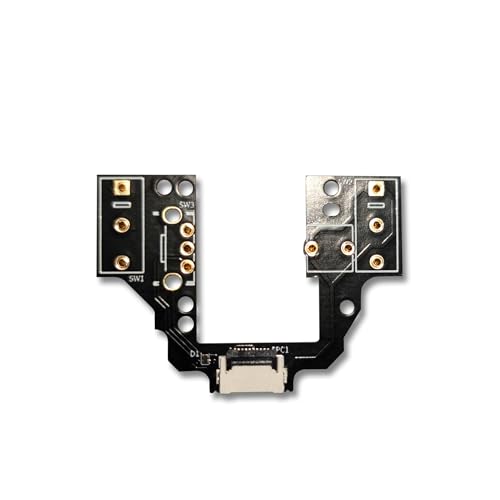 Hokeyio Hot-Swap Micro Switch PCB Kit for Logitech G Pro X Superlight 2 GPX 2 GPW 3 Mice – ENIG Gold Pads, 6-Claw Clamps | Fix Double-Click & Customize Clicks