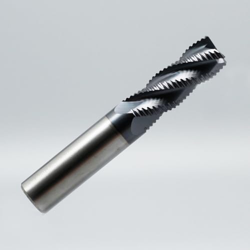Image of Roughing End Mill JESTUOUS Carbide Square Nose 4 Flute Fine Tooth Bit 5 /8 inch Shank Dia. 1-5 /8 inch Flute Length for Milling Metal Steels,1 Piece