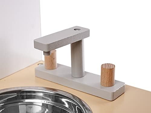 Wooden Childrens Kitchen, Play Kitchen Made From Wood, Sink, Oven (Model 4)