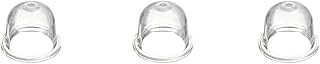 Lâmpada de primer QAZAKY 3 peças para cortadores de motosserra, escovador, soprador Homelite Echo Stihl Ryobi Poulan McCulloch Zama C1Q C1U C1M Series Carburador 0057003 0057004 0058001 12538108660