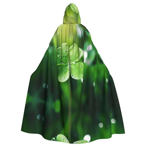 Cape à capuche trèfle à quatre feuilles ample finitions durables adulte