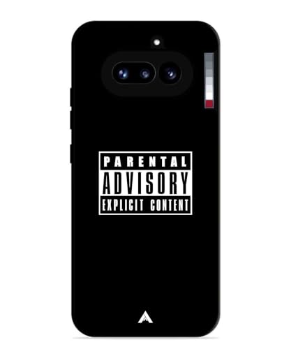 Image of Premium Explicit Case for Nothing Phone 4a Soft-Touch Metal TPU Back Cover, Shockproof, Designer, Aesthetic Mobile Phone Case (Glossy Finish)