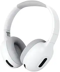 Fone de Ouvido Headset Bluetooth Sem Fio com Microfone para Computador Celular e Videochamadas Branco