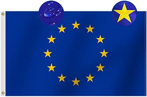 Omnisexual Heavy Duty Union Jack Flag 3x5 FT Sewn Oxford Nylon 210D British National Flag Quadruple Stitched Fly Ends Brass Grommets Indoor Outdoor Waterproof Double Sided United Kingdom Flag UK Flags