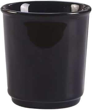 Nordic minimalist ceramic coffee mug with creases, 300ml capacity, drinking cup. Black