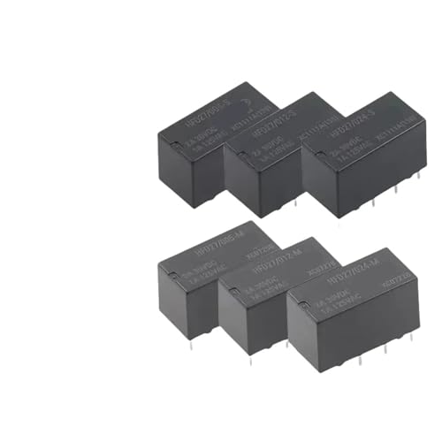 Relais HFD27/024-S 8 pins 2A composant electronique de commutation, 5 unites - 2