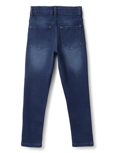 Image of Tales & Stories Boys Slim Fit Denim Jeans | 5-Pocket Stylish Mid-Rise Pants| Durable Cotton Denim Lycra with Button Closure | Casual Wear
