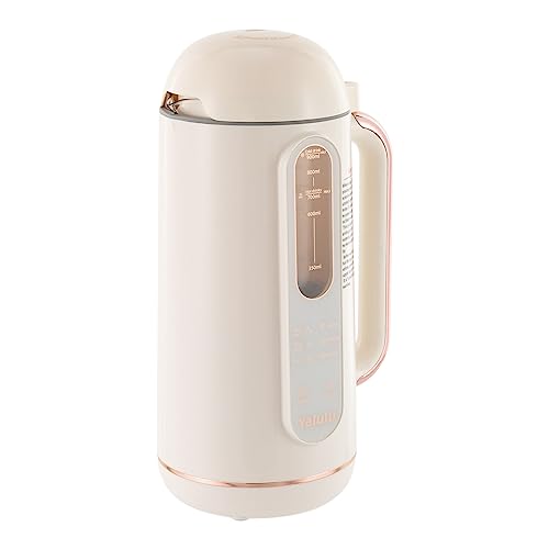 Soybean Milk Maker, 6-in-1 Multifunctional Nut Milk Maker Machine 30OZ/900mL, 110V Smart Auto Cold/Hot Plant-Based Milk, Smoothies, Soups with Self-Cleaning & Filter, US Plug