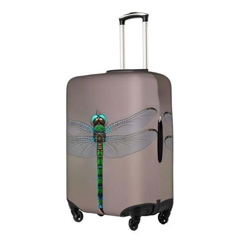 Dragonfly Print Unique Travel Luggage Cover Washable Anti Scratch Suitcase Protector for Vacation2