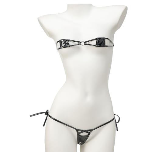 JasmyGirls Goth Micro Bikini String Mini Bathing Suit Tiny Thong Swimsuit Swimwear2