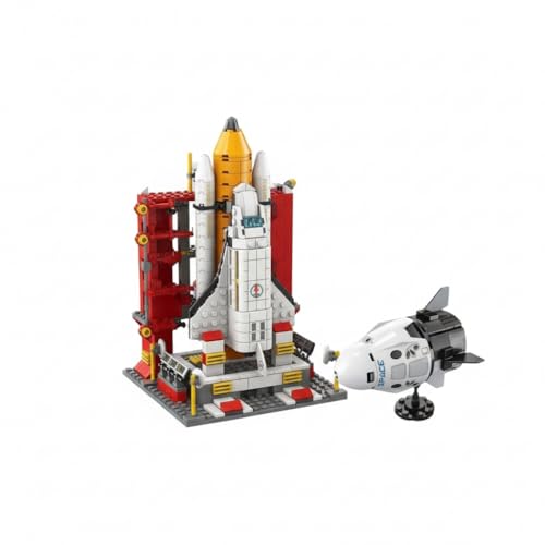 Image of SKY LINE OCEAN || 2 in 1 Space Rocket & Capsule Combo Building Blocks Set || 1000+ Pcs || 6-in-1 STEAM Aerospace Kit || 88 Pcs || Compatible Bricks || 6 Months Structural Warranty