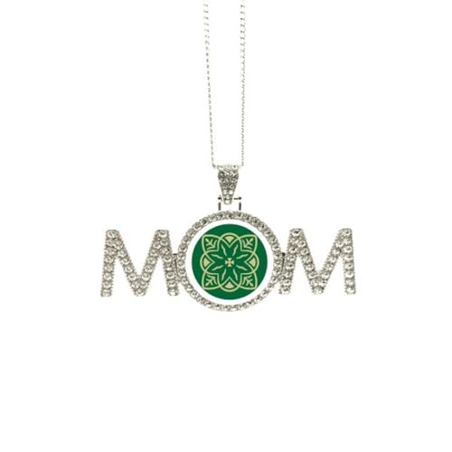 Collier vert Talavera au motif décoratif d'une finition haut de gamme