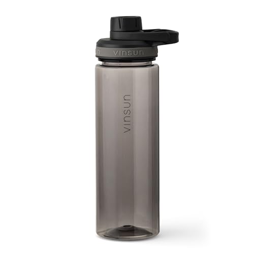 VINSUN Botella Agua Deporte 750ml - A Prueba de Fugas, Tritan sin BPA