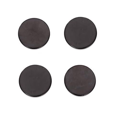 Shungite Sticker for Cell Phone - Set of 4 pcs Round Form - from Authentic Stones Type II Cover