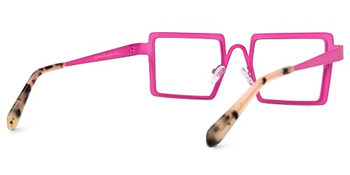 Image of VOOGLAM Stylish Rectangle Blue Light Blocking Glasses for Women Anti UV Eyestrain Eyewear Cairbre