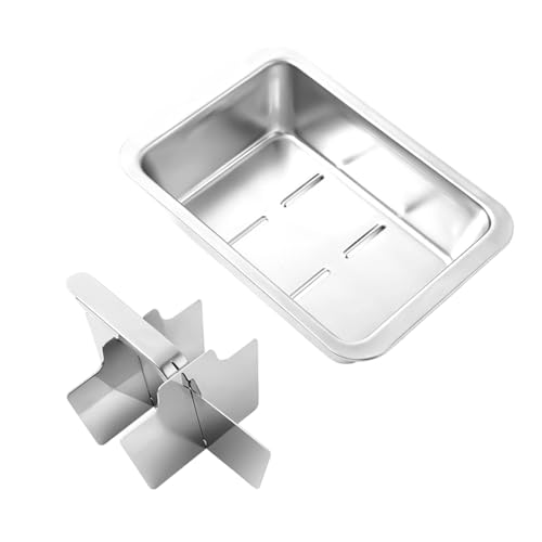 Cubetera de acero inoxidable con capacidad grande, lavable en lavavajillas miniatura 4