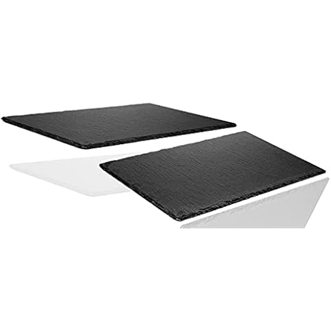 Pack de 2 Fuentes de Pizarra Rectangular 22x14 Cm Cover