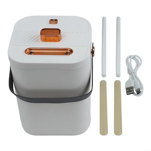 Silent Home - Humidificador en aerosol con capacidad de 1800 ml dual para Mist Autom USB recargable para habitación grande humidificador de aire para dormitorio (blanco)