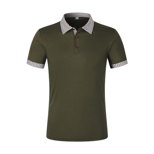 T shirt homme manches courtes col à revers style décontracté chic