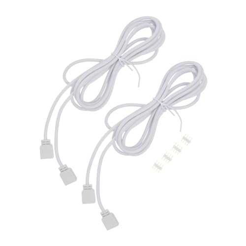 KICHOUSE 4�� ���C�g �o�[ ���� �R�[�h �X�g���b�v �R�l�N�^ LED �t���L�V�u�� Rgb ���C�g �R�[�h Rgb ���� �P�[�u�� �z���C�g �����_���J���[