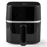 Vencier 2.8L Air Fryer 1000W, 220-240V Compact Healthy Fryer with LED Touchscreen, Dishwasher Safe Basket, Low Oil Cooking, Quiet & Energy Saving, Ideal for 1–3 Servings, Small Kitchen & Caravan